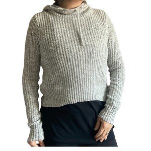 Hollister Crop Sweater with Hood - medium